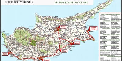 Cipro autobus mappa