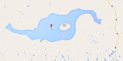 Mappa di Cipro lago