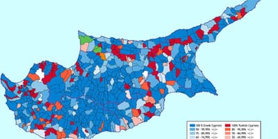 Mappa di Cipro etnica