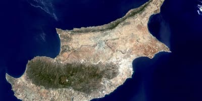 Cipro mappa satellitare