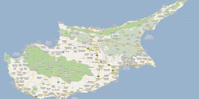 Mappa stradale di peyia Cipro